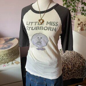 2000s Take Cover Little Miss Stubborn T-Shirt